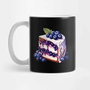 A Delicious Piece Of A Blueberry Cake Mug